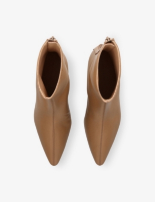 DEAR FRANCES: Topo Leather Ankle Boots