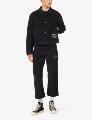 HONOR THE GIFT: Stitched-Logo Cord Cotton Jacket