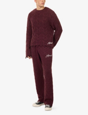 HONOR THE GIFT: Drip-Hem Cable-Knit Cotton-Blend Jumper