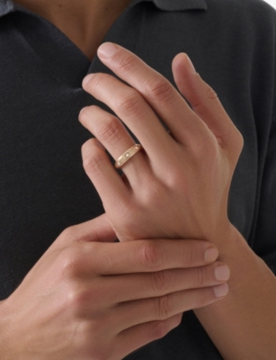 PIAGET: Possession 18ct Rose-Gold And 0.15ct Brilliant-Cut Diamond Ring