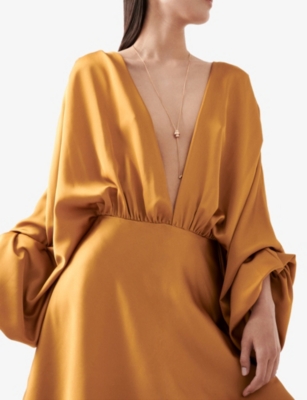 PIAGET: Possession 18ct Rose-Gold And 0.43ct Brilliant-Cut Diamond Pendant Necklace