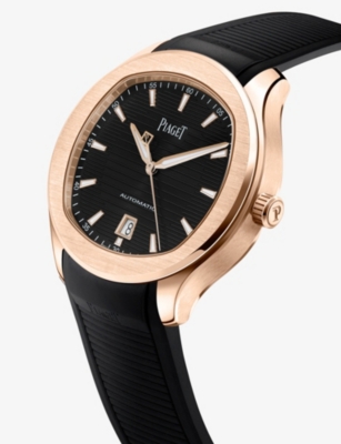 PIAGET: Polo 18ct Rose-Gold Automatic Watch 42mm