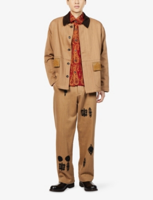 KARTIK RESEARCH: Block Printed Silk Shirt