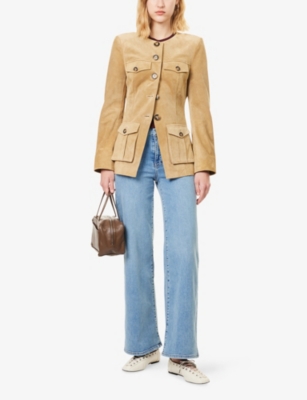 FRAME: Le Slim Palazzo Wide-Leg Stretch-Denim Blend Jeans