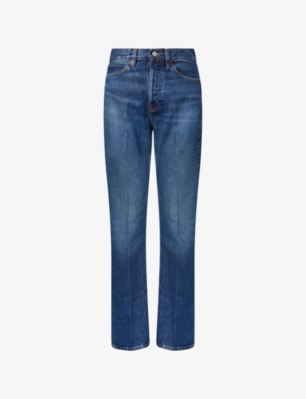 The Vertical Straight-Leg Denim Jeans