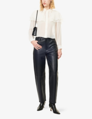 FRAME: The Silk Cape Blouse