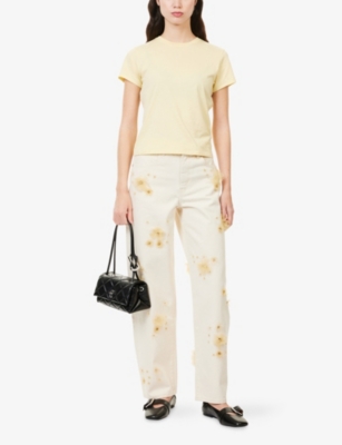 FRAME: The Baby Round-Neck Cotton-Jersey T-Shirt