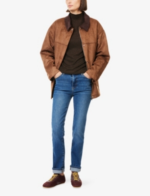 FRAME: The Pencil Slim-Leg Stretch-Denim Blend Jeans