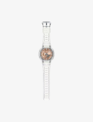 G-shock Mens Ga-2100bm-7a5er Resin Quartz Watch White In Silver