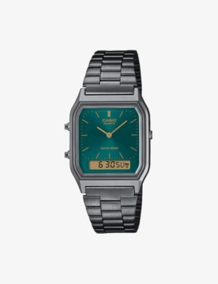 Casio Mens  Aq-230egg-3aef Stainless-steel And Resin Quartz Watch In Brown