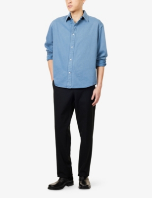 FRAME: Classic Relaxed-Fit Denim Shirt