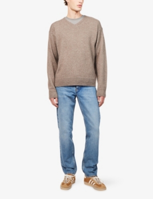 FRAME: The Straight Mid-Rise Denim Jeans