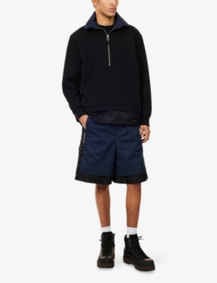 TOGA VIRILIS: Porter Half-Zip Cotton Sweatshirt