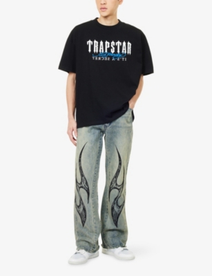 TRAPSTAR: Trapstar x Ed Hardy Graphic-Print Cotton T-Shirt