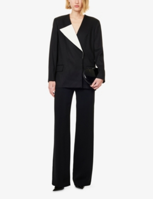 GENNY: Rossana Wide-Leg Stretch-Woven Trousers