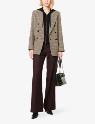 VERONICA BEARD: Hooded Zipped Cashmere Liner Vest