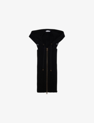 VERONICA BEARD: Hooded Zipped Cashmere Liner Vest