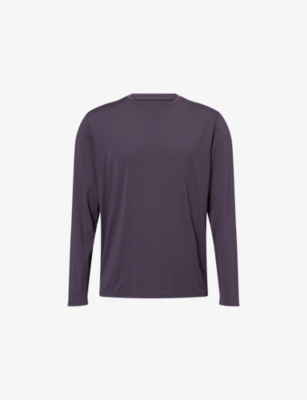 Condition Mens Midnight Aero Long-sleeves Stretch-woven T-shirt Xl In Blue