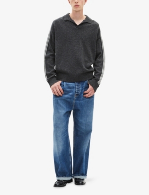 THE KOOPLES: Polo-Collar Knitted Wool-Blend Jumper