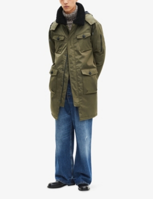 THE KOOPLES: Hooded Cotton Parka Jacket