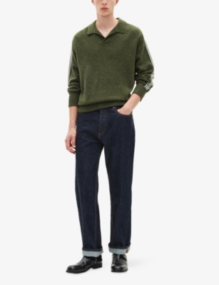 THE KOOPLES: Polo-Collar Knitted Wool-Blend Jumper