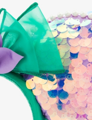 The Disney Store At Selfridges Womens Multi-coloured Ariel Woven Headband In Multi