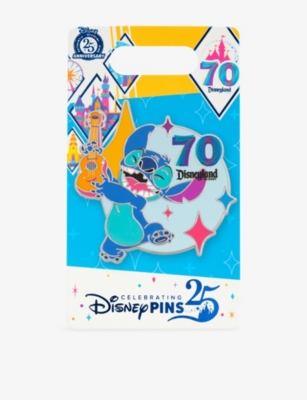 The Disney Store At Selfridges Multi-coloured Disney 70th Anniversary Of Disneyland Resort Lilo & Stitch Metal Pin Badge
