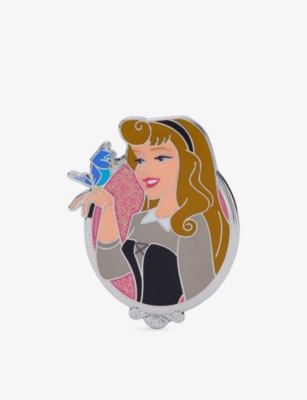 The Disney Store At Selfridges Multi-coloured Disney's Sleeping Beauty Aurora Enamelled Metal Pin In Multi