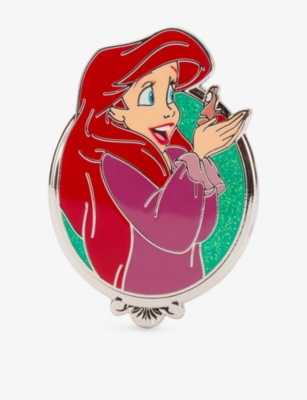 The Disney Store At Selfridges Multi-coloured Ariel Metal Pin Badge In Multi
