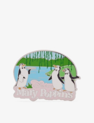 The Disney Store At Selfridges Multi-coloured Mary Poppins Penguin Metal Pin Badge In Multi