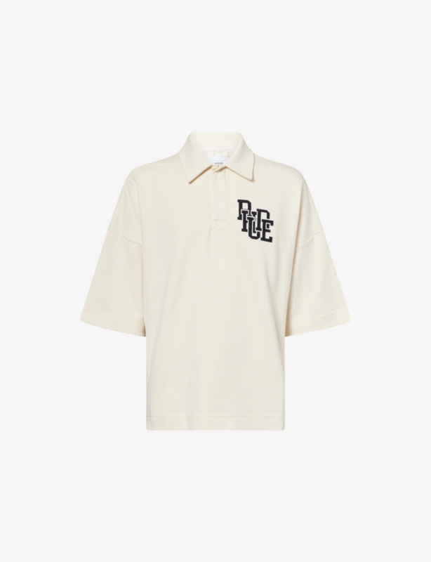 Boxy Cotton-Piqué Polo Shirt