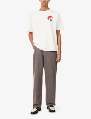 RHUDE: Moonlight Regatta Graphic Cotton-Jersey T-Shirt