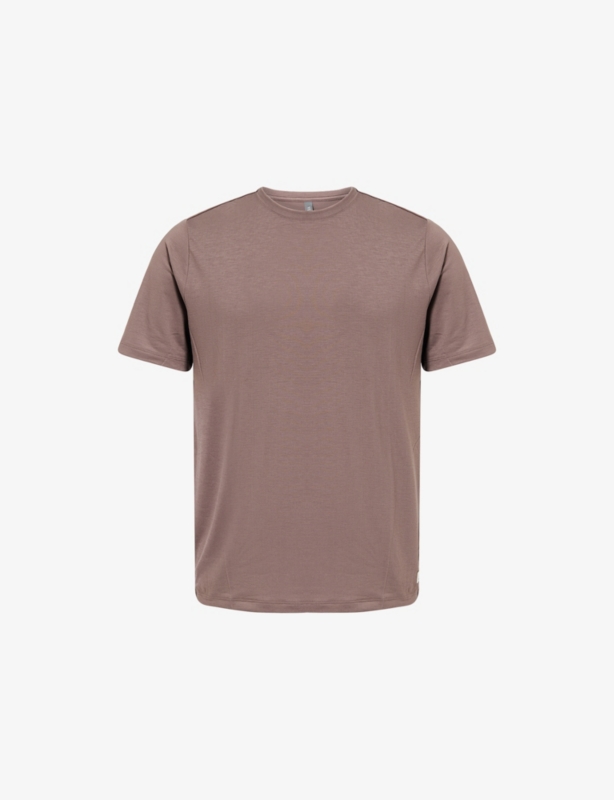 Logo-Patch Crewneck Stretch-Jersey T-shirt