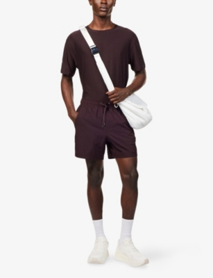 Vuori Mens Raisin Tonal Kore 5' Stretch-jersey Shorts Xl In Brown
