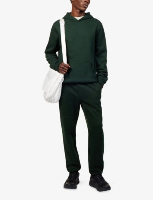 Vuori Mens Seaside Relaxed-fit Cotton-fleece Hoody Evergreen In Green