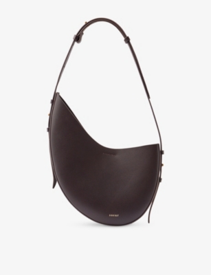 SOEUR: Wino Leather Shoulder Bag