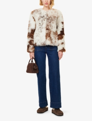 PAIGE: Sasha Wide-Leg Stretch-Denim Jeans