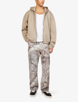 REPRESENT: Camouflage-Pattern Cotton Cargo Trousers