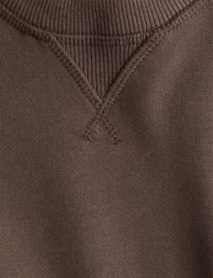 H&m Adorables Crewneck Regular-fit Cotton Sweatshirt 2-10 Years Mole Dark In Brown