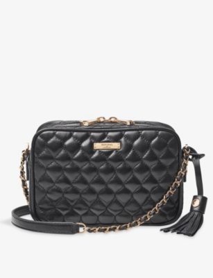 ASPINAL OF LONDON: Alice Quilted Leather Cross-Body Bag