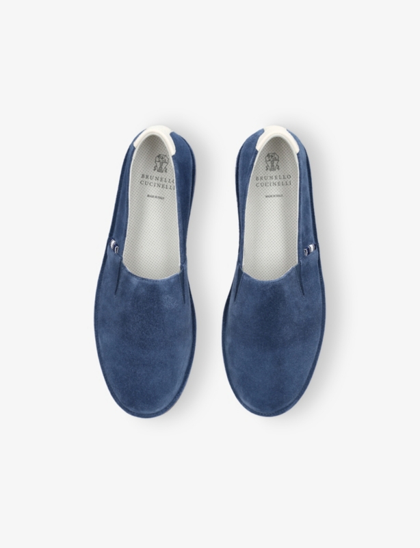 Kids' Branded Suede Loafers