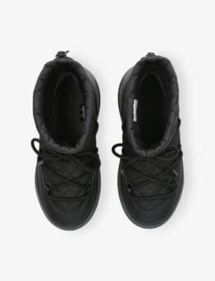 Moon Boot Womens Mezzaluna Quilted Shell S In Black