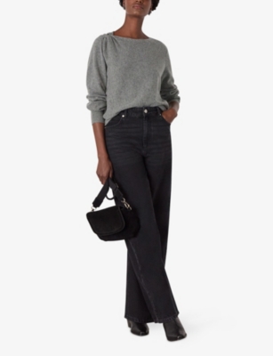 WHISTLES: Twist-Detail Regular-Fit Wool Jumper