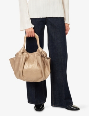 RESELFRIDGES: Pre-loved Loewe Aire Leather Shoulder Bag