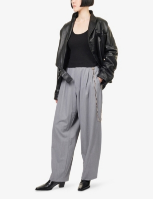 DARKPARK: Phebe Wide-Leg Stretch-Woven Trousers