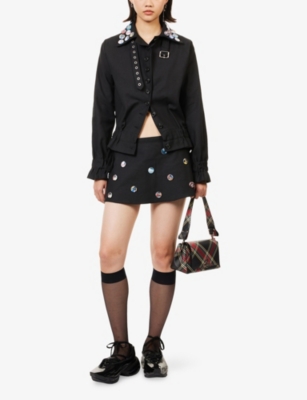 LAUREN PERRIN: Harry Lambert for Lauren Perrin x Disney Badge-Embellished Woven Jacket