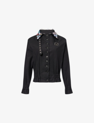 LAUREN PERRIN: Harry Lambert for Lauren Perrin x Disney Badge-Embellished Woven Jacket