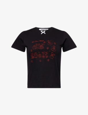 LAUREN PERRIN: Harry Lambert for Lauren Perrin x Disney More Rough Mice Cotton-Jersey T-Shirt