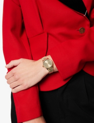 Vivienne Westwood 328grgd Little Seymour Stainless-steel Watch Gold In Gold