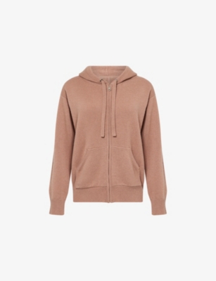 Derek Rose Womens Brown Daphne Relaxed-fit Cashmere Hoodie In Brown